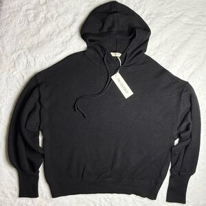 78&Sunny Black Grove Hooded Oversized Knit Sweater Size M